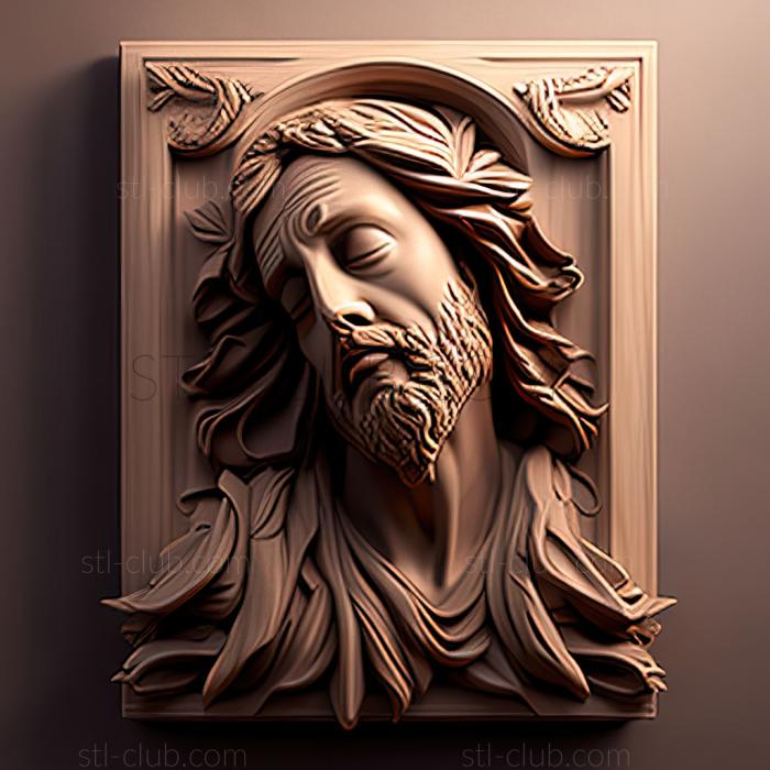 3D model st jesus (STL)